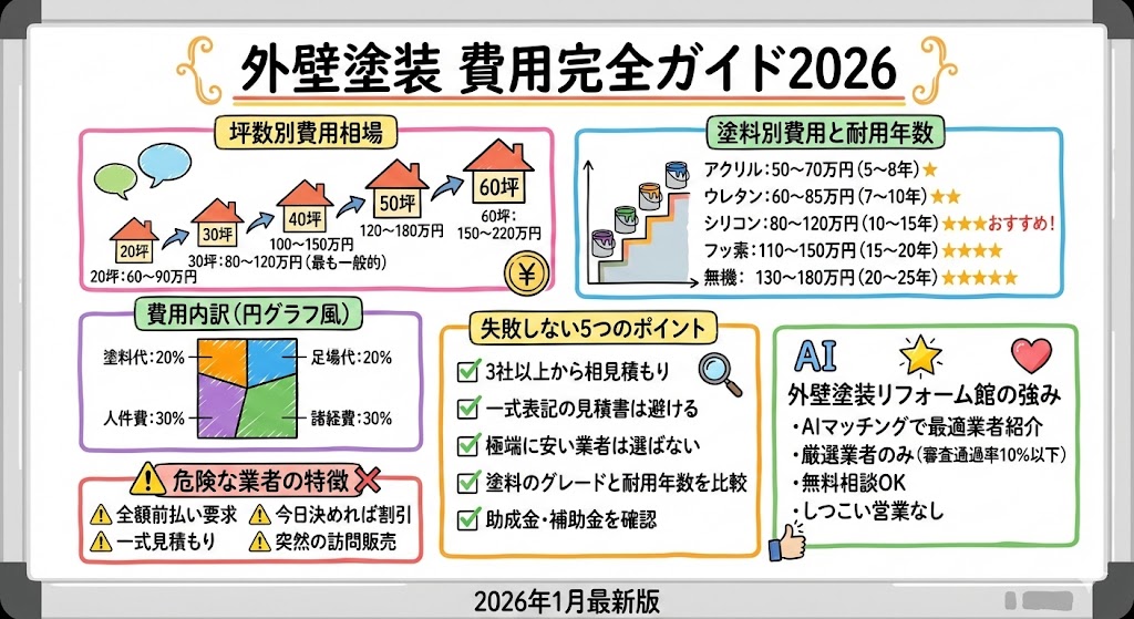 外壁塗装の費用 総まとめ
