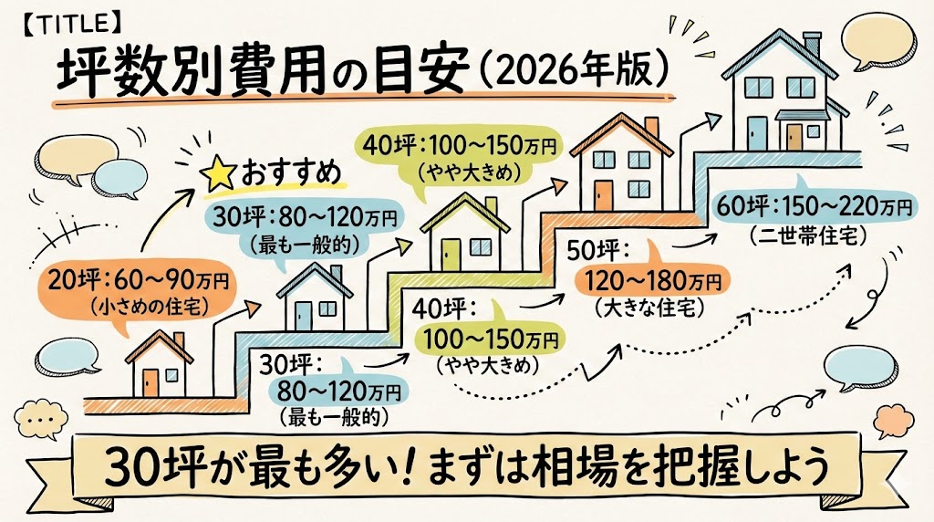 坪数別費用の目安