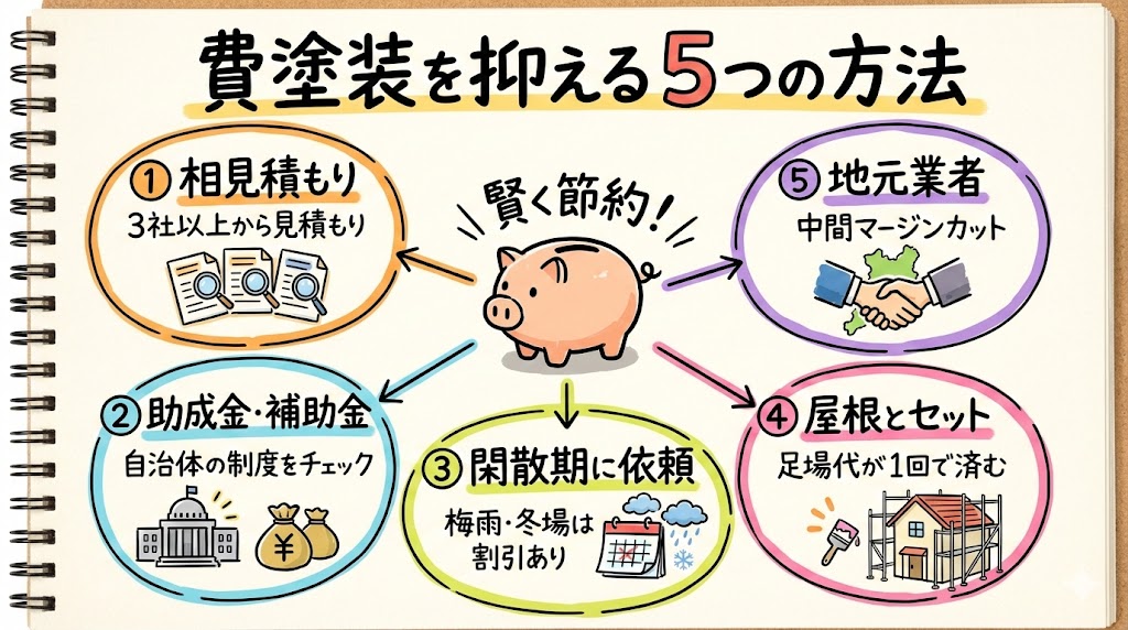 費用を抑える7つの方法